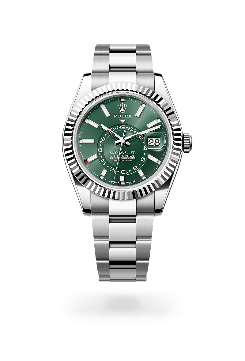 Rolex Mint Green Sky Dweller Jubilee / Oyster