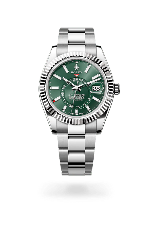 Rolex Mint Green Sky Dweller Jubilee / Oyster